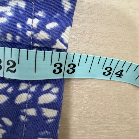 Maison Martin Margiela MM6 Women 42 US 6 Sleeveless Shift Mini Dress Blue White - Picture 12 of 13